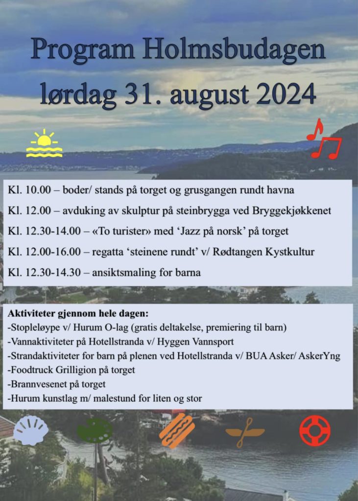 Holmsbudagen 2024 - Program