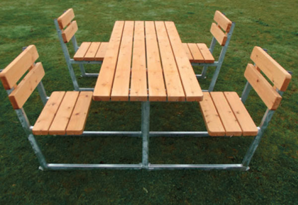 Piknikbord (illustrasjon)